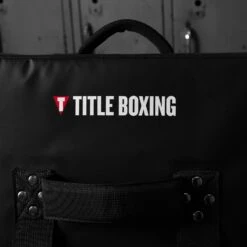 TITLE Boxing Gel Ripple Strike Shield – Multi-Handle Heavy Duty Kick Pad -Title Boxing Store GELSH BK 7 TITLE Boxing Gel Ripple Strike Shield