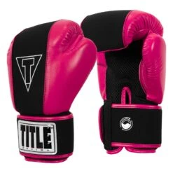 TITLE Boxing Gel Washable Fitness Boxing Gloves 3.0 -Title Boxing Store GFWG3 BK HPK 02