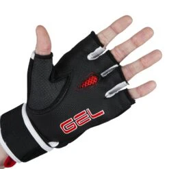 TITLE Boxing Gel Rage Fist Wrap Gloves -Title Boxing Store GRFWG BK RD 2