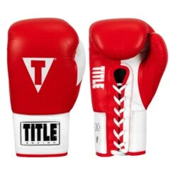 TITLE Boxing Great Official Pro Fight Boxing Gloves