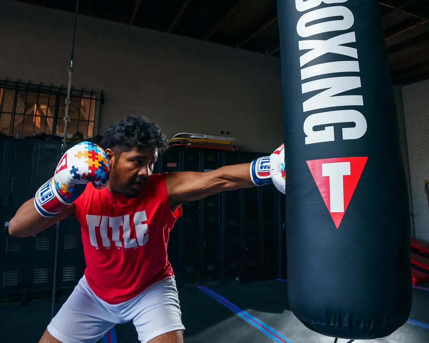 TITLE Boxing Gel World V2T Limited Edition Autism Awareness Bag Gloves 7 TITLE Boxing Gel World V2T Limited Edition Autism Awareness Bag Gloves - Image 7