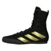 Adidas Box Hog 4 Boxing Boots - Lightweight Breathable Mesh Mid-Top Shoes