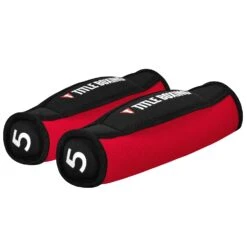 TITLE Boxing Heavy-Hitter Hand Weights 2.0 – Neoprene Sand-Filled Shadowboxing Grip Weights -Title Boxing Store HHHW2 5 RD BK 1