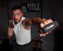 TITLE Boxing Heavy-Hitter Hand Weights 2.0 – Neoprene Sand-Filled Shadowboxing Grip Weights -Title Boxing Store HHHW2 1