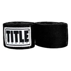 TITLE Boxing Traditional Weave 180" Hand Wraps -Title Boxing Store HW BK 1