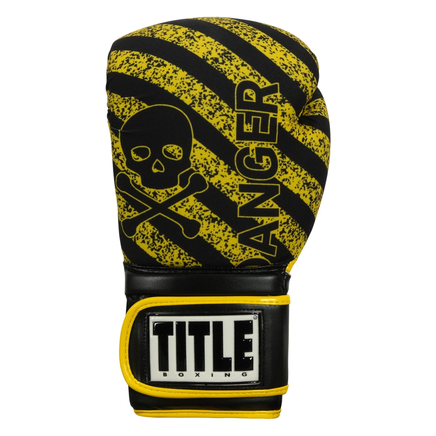 TITLE Boxing Infused Foam Danger Bag Gloves – Black/Yellow Hazard Series Neoprene Training Gloves 4 TITLE Boxing Infused Foam Danger Bag Gloves – Black/Yellow Hazard Series Neoprene Training Gloves - Image 4