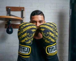 TITLE Boxing Infused Foam Danger Bag Gloves – Black/Yellow Hazard Series Neoprene Training Gloves 15 TITLE Boxing Infused Foam Danger Bag Gloves – Black/Yellow Hazard Series Neoprene Training Gloves -Title Boxing Store IFSDBGYE 2
