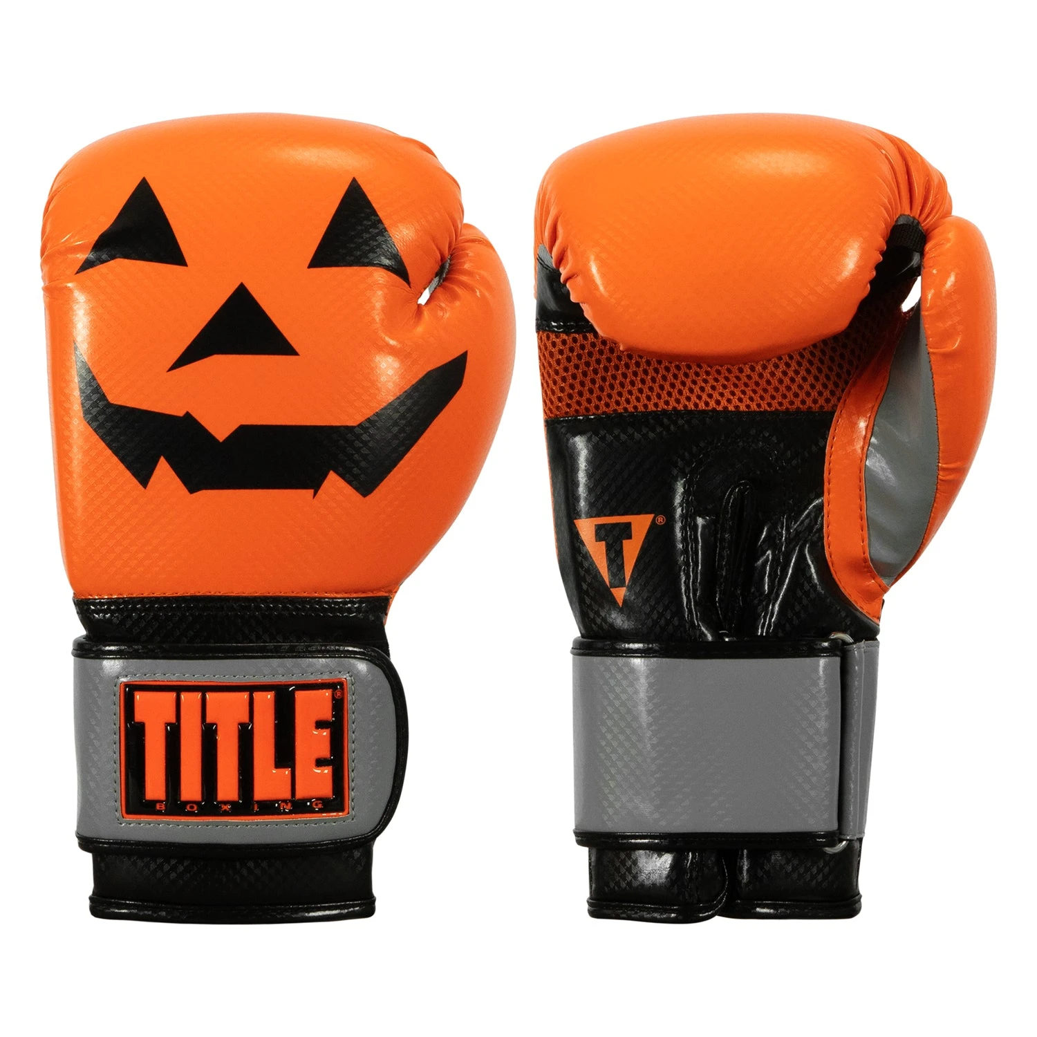 TITLE Boxing Limited Edition Jack-O-Lantern Bag Gloves 1 TITLE Boxing Limited Edition Jack-O-Lantern Bag Gloves