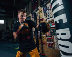 KRONK Boxing Gym Leather Bag Gloves -Title Boxing Store KNKBGBKRDGD 3