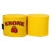 KRONK Boxing Gym Yellow Hand Wraps – 170 Inch Semi-Elastic Cotton Training Gear