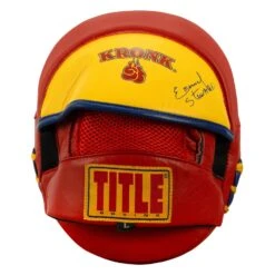 Emanuel Steward's KRONK Boxing Gym Leather Punch Mitts 12 Emanuel Steward's KRONK Boxing Gym Leather Punch Mitts -Title Boxing Store KNKPM 3