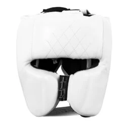 TITLE Boxing Ko-Vert White Genuine Leather Headgear β Full-Face Sparring Gear with Nose Bridge 19 TITLE Boxing Ko-Vert White Genuine Leather Headgear β Full-Face Sparring Gear with Nose Bridge -Title Boxing Store KOVHG WH 2
