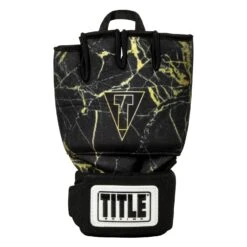 TITLE Boxing Defender Sublimated Glove Wraps -Title Boxing Store KSGW BK GD 3