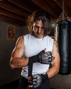 TITLE Boxing Defender Sublimated Glove Wraps -Title Boxing Store KSGWBKGD 1