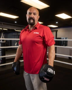 TITLE Boxing Poly Checker Polo -Title Boxing Store KTA28RD