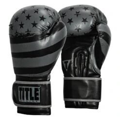 TITLE Boxing Liberty Bag Gloves -Title Boxing Store LBTBG BK GR 2