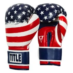 TITLE Boxing Liberty Bag Gloves -Title Boxing Store LBTBG RD WH BL 2
