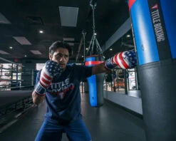 TITLE Boxing Liberty Bag Gloves -Title Boxing Store LBTBGRDWHBL 2