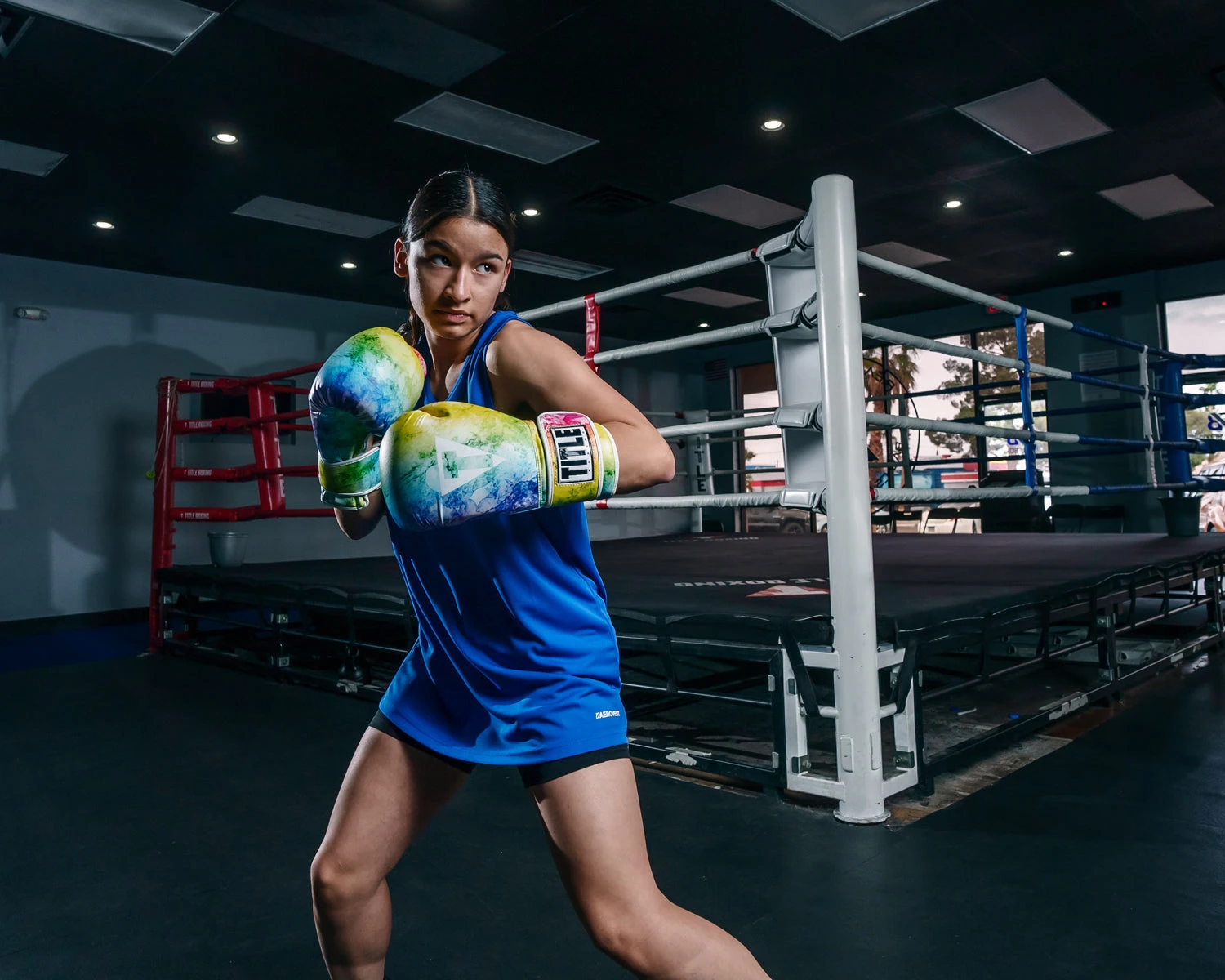 TITLE Boxing Limited Edition Tie Dye Bag Gloves 2 TITLE Boxing Limited Edition Tie Dye Bag Gloves - Image 2