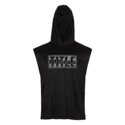 TITLE Boxing Simply Shredded Sleeveless Hoodie -Title Boxing Store LTA11 BK GR 2