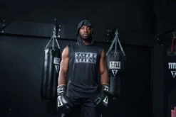 TITLE Boxing Simply Shredded Sleeveless Hoodie -Title Boxing Store LTA11BKGR 2 0e0c8e17 5e9f 4cad 8ea6 393e9c495016