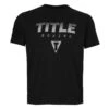 TITLE Boxing Streaked Print Performance Tee – Heathered Training T-Shirt