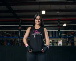 TITLE Boxing Chic Script Women's Tank 11 TITLE Boxing Chic Script Women's Tank -Title Boxing Store LTA14BK 1