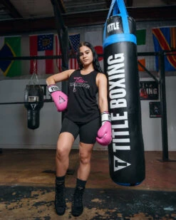 TITLE Boxing Chic Script Women's Tank 13 TITLE Boxing Chic Script Women's Tank -Title Boxing Store LTA14BK 2