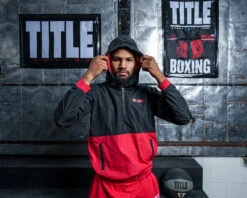 TITLE Boxing Two Tone Wind Jacket -Title Boxing Store LTA2BKRD 2