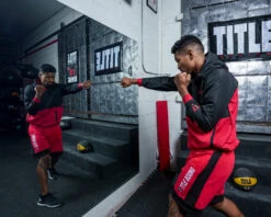 TITLE Boxing Two Tone Wind Jacket -Title Boxing Store LTA2BKRD 3