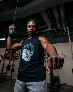 TITLE Boxing Vintage Hanging Gloves Tank 16 TITLE Boxing Vintage Hanging Gloves Tank -Title Boxing Store LTA7BK 2