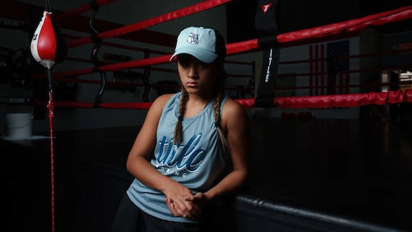 TITLE Boxing Script Racerback Women's Tank 2 TITLE Boxing Script Racerback Women's Tank - Image 2