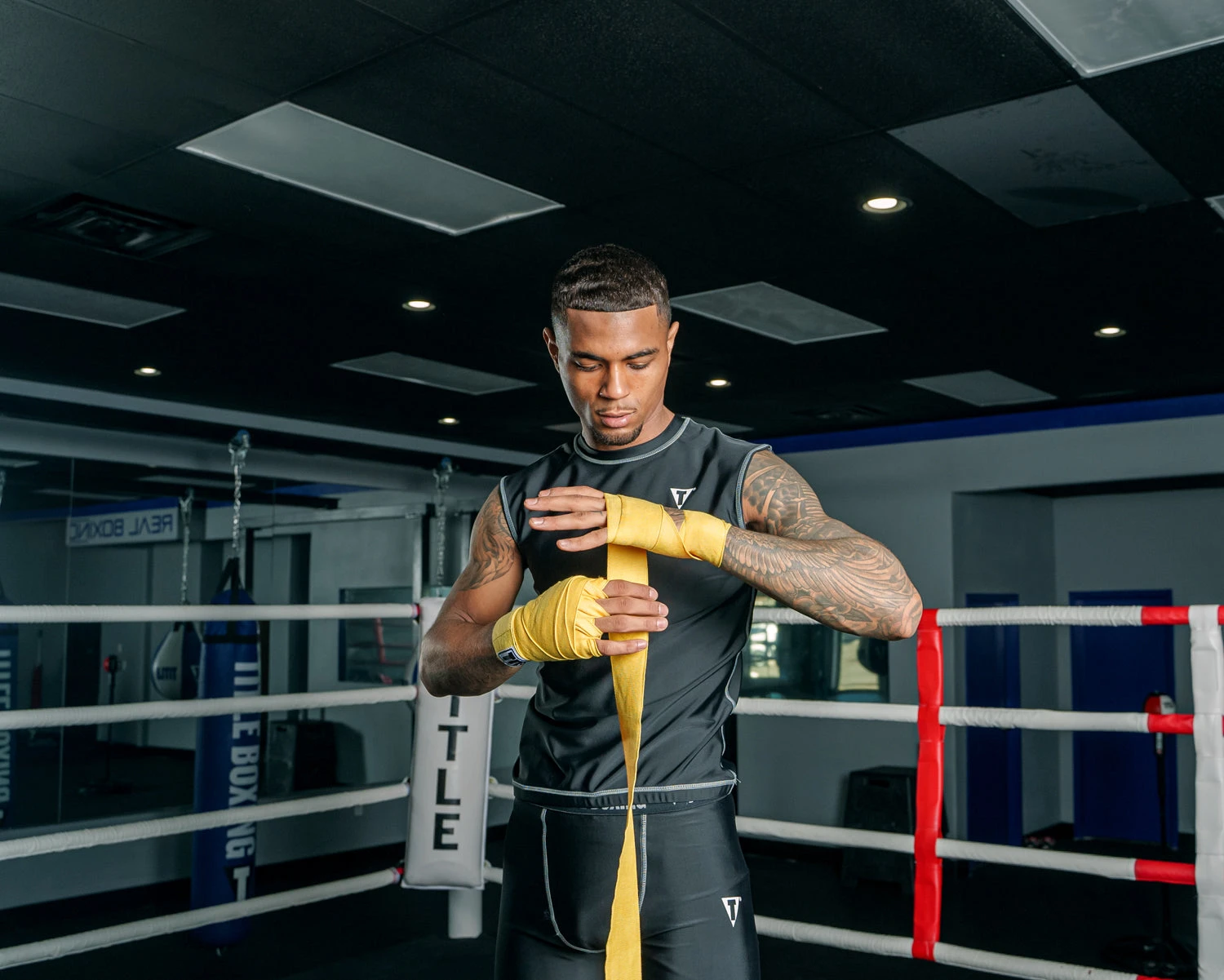 TITLE Boxing Mexican Style 180" Hand Wraps 5 TITLE Boxing Mexican Style 180" Hand Wraps - Image 5