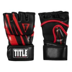 TITLE MMA Contender Training Gloves 18 TITLE MMA Contender Training Gloves -Title Boxing Store MTOCMG BK RD 1