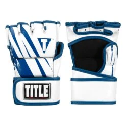 TITLE MMA Contender Training Gloves 24 TITLE MMA Contender Training Gloves -Title Boxing Store MTOCMG WH BL 1