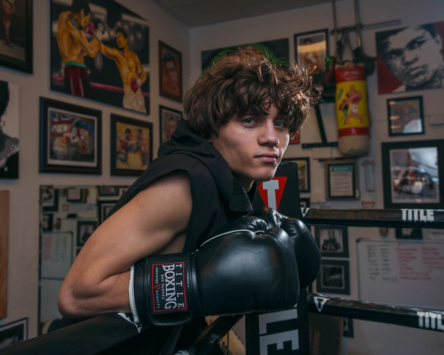 TITLE Boxing Old School Leather Bag Gloves 2.0 7 TITLE Boxing Old School Leather Bag Gloves 2.0 - Image 7