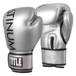 TITLE Platinum Prolific Boxing Bag Gloves -Title Boxing Store PLBG SV BK 2