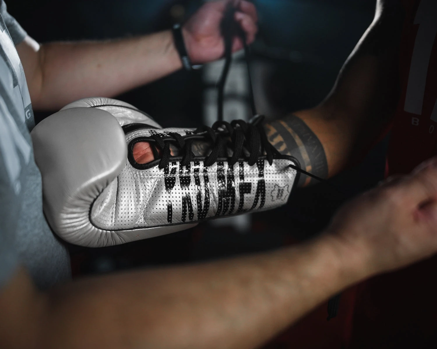 Pro Mex Professional Edge Lace Training/Sparring Boxing Gloves 19 Pro Mex Professional Edge Lace Training/Sparring Boxing Gloves - Image 19