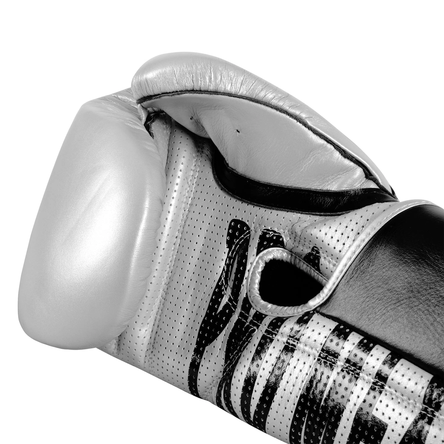 Pro Mex Black and White Professional Edge Training Boxing Gloves β Mexican Style Leather Hook-and-Loop Gloves 17 Pro Mex Black and White Professional Edge Training Boxing Gloves β Mexican Style Leather Hook-and-Loop Gloves - Image 17
