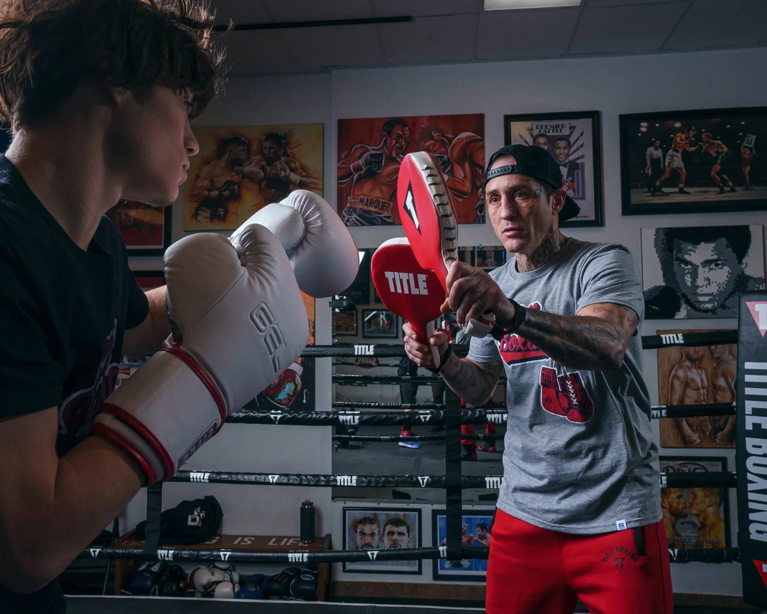 TITLE Boxing Punch Training Paddles 2 TITLE Boxing Punch Training Paddles - Image 2