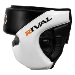 Rival Boxing Amateur Competition Headgear With Cheek Protect 14 Rival Boxing Amateur Competition Headgear With Cheek Protect -Title Boxing Store RHGC2C BK WH 3