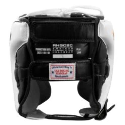 Rival Boxing Amateur Competition Headgear With Cheek Protect 15 Rival Boxing Amateur Competition Headgear With Cheek Protect -Title Boxing Store RHGC2C BK WH 4