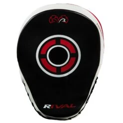 Rival Boxing Curved Punch Mitts -Title Boxing Store RPM7 BK RD 2