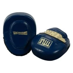 TITLE Boxing Rock Steady Micro Mitts – Parkinson's Athlete Protective Coaching Punch Mitts -Title Boxing Store RSBVLTMM BL TN 5