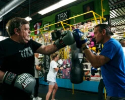 TITLE Boxing Rock Steady Micro Mitts – Parkinson's Athlete Protective Coaching Punch Mitts -Title Boxing Store RSBVLTMMBL 5