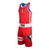 TITLE Boxing Red & Blue Reversible Aerovent Elite Amateur Boxing Competition Set