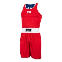TITLE Boxing Red/Blue Reversible Aerovent Elite 2.0 Amateur Boxing Set -Title Boxing Store RTABS8 BL RD 3