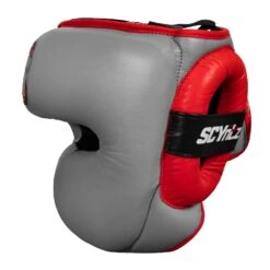 SCYntz Leather Headgear -Title Boxing Store SCYHG GR BK 3