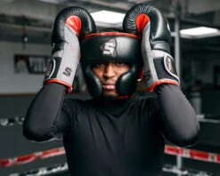 SCYntz Leather Headgear -Title Boxing Store SCYHGBK 2