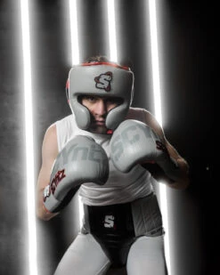 SCYntz Leather Sparring Gloves -Title Boxing Store SCYSGGRBK 1